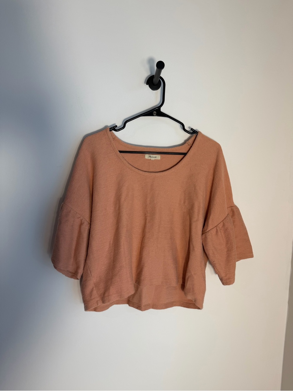 Madewell Blush Boxy Scoop-Neck Tunic